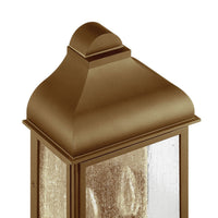Artcraft - AC8186WB - Two Light Outdoor Wall Sconce - Madrid - Weathered Brass