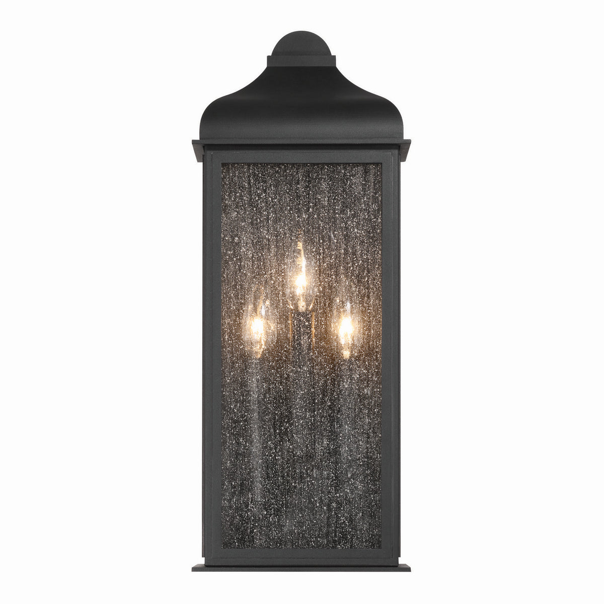 Artcraft - AC8187BK - Three Light Outdoor Wall Sconce - Madrid - Black