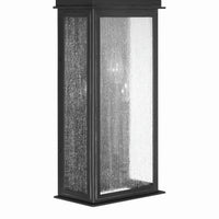 Artcraft - AC8187BK - Three Light Outdoor Wall Sconce - Madrid - Black