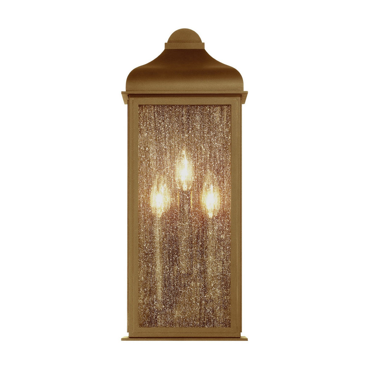 Artcraft - AC8187WB - Three Light Outdoor Wall Sconce - Madrid - Weathered Brass