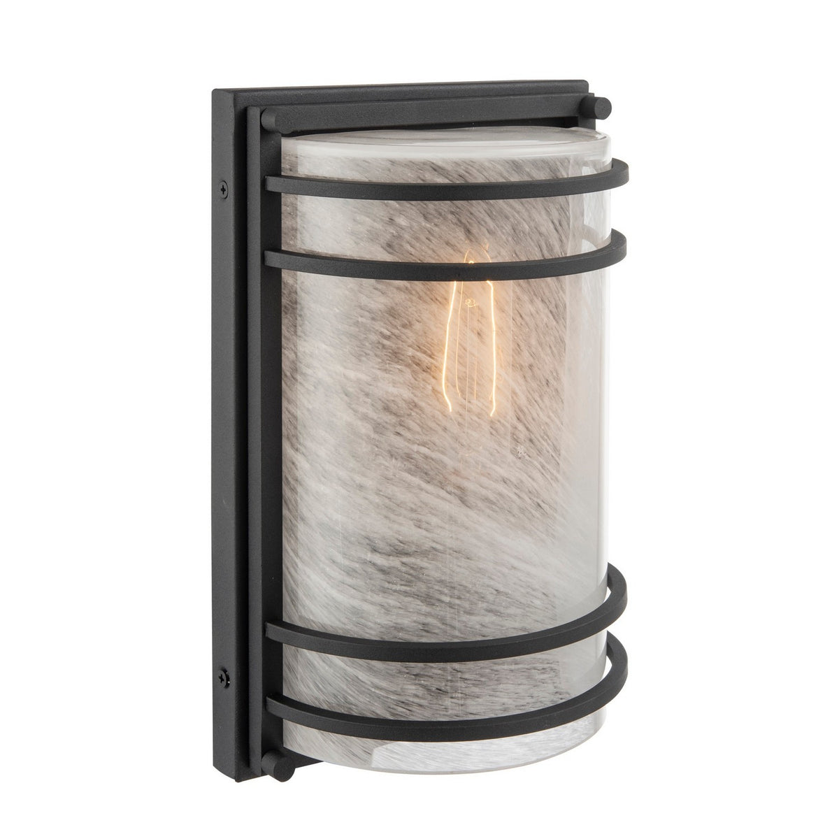 Artcraft - AC8727BK - One Light Outdoor Wall Sconce - Keswick - Black