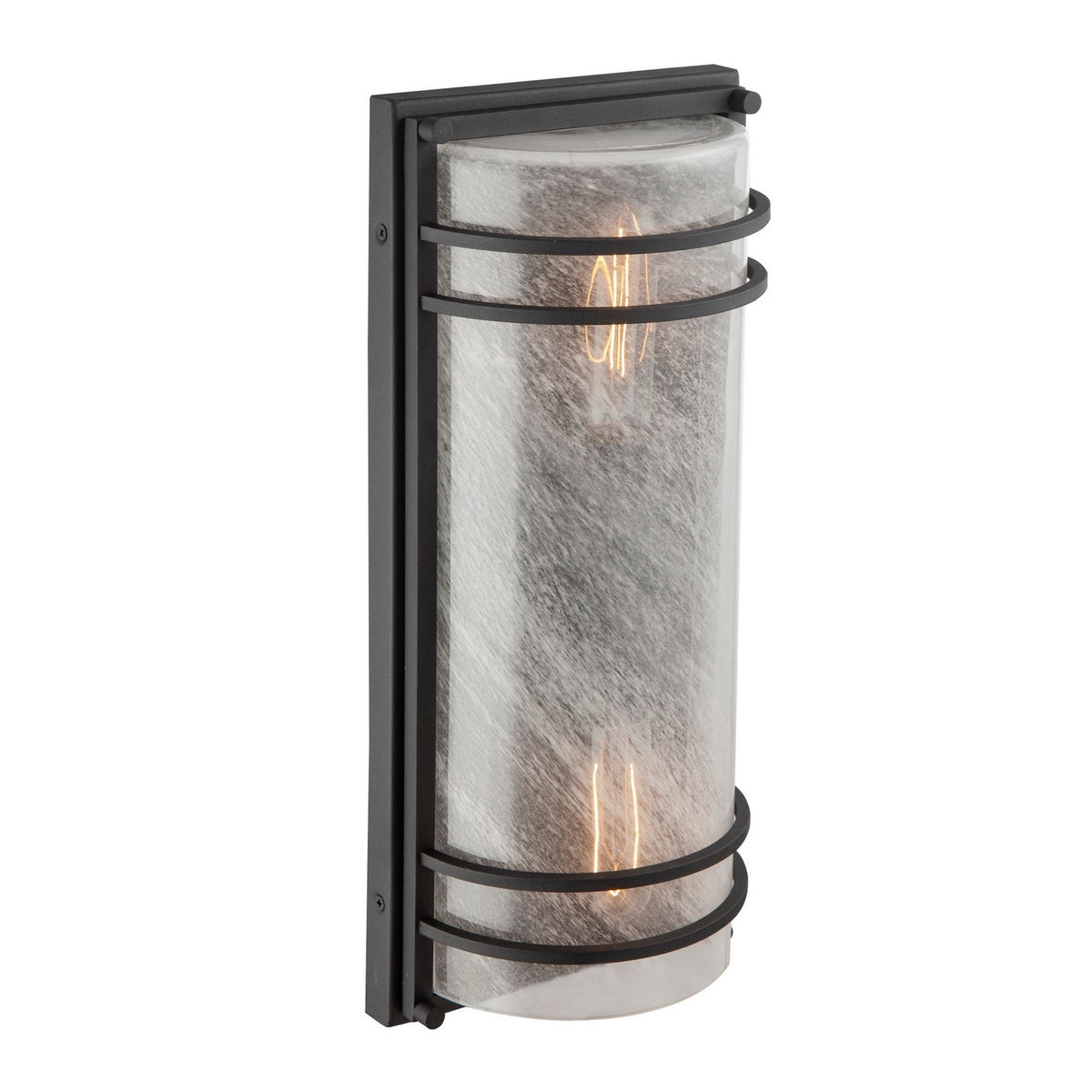 Artcraft - AC8730BK - Two Light Outdoor Wall Sconce - Keswick - Black
