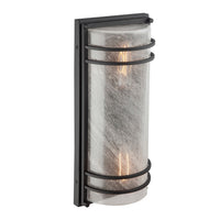 Artcraft - AC8730BK - Two Light Outdoor Wall Sconce - Keswick - Black
