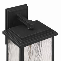 Artcraft - AC9272BK - Two Light Outdoor Wall Sconce - Estate - Black, Brass