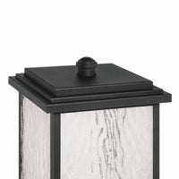 Artcraft - AC9273BK - Three Light Outdoor Post Mount - Estate - Black, Brass