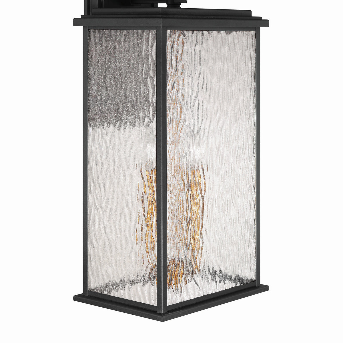 Artcraft - AC9274BK - Four Light Outdoor Wall Sconce - Estate - Black, Brass