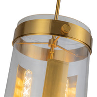 Artcraft - AC10051BR - Three Light Pendant - Dahlia - Brushed Brass