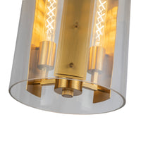 Artcraft - AC10051BR - Three Light Pendant - Dahlia - Brushed Brass
