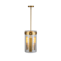 Artcraft - AC10051BR - Three Light Pendant - Dahlia - Brushed Brass