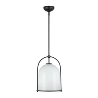 Artcraft - AC10650BK - One Light Pendant - Dahlia - Black