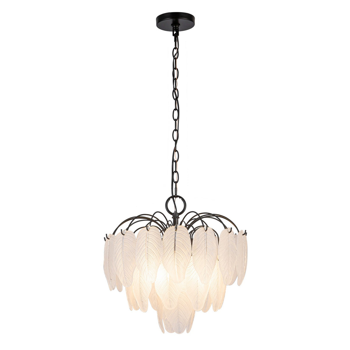 Artcraft - AC11780BK - Four Light Pendant - Alessia - Black