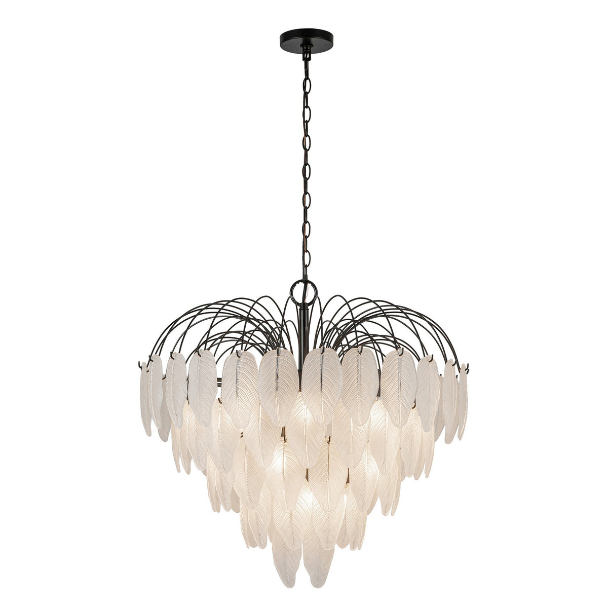 Artcraft - AC11782BK - 19 Light Chandelier - Alessia - Black