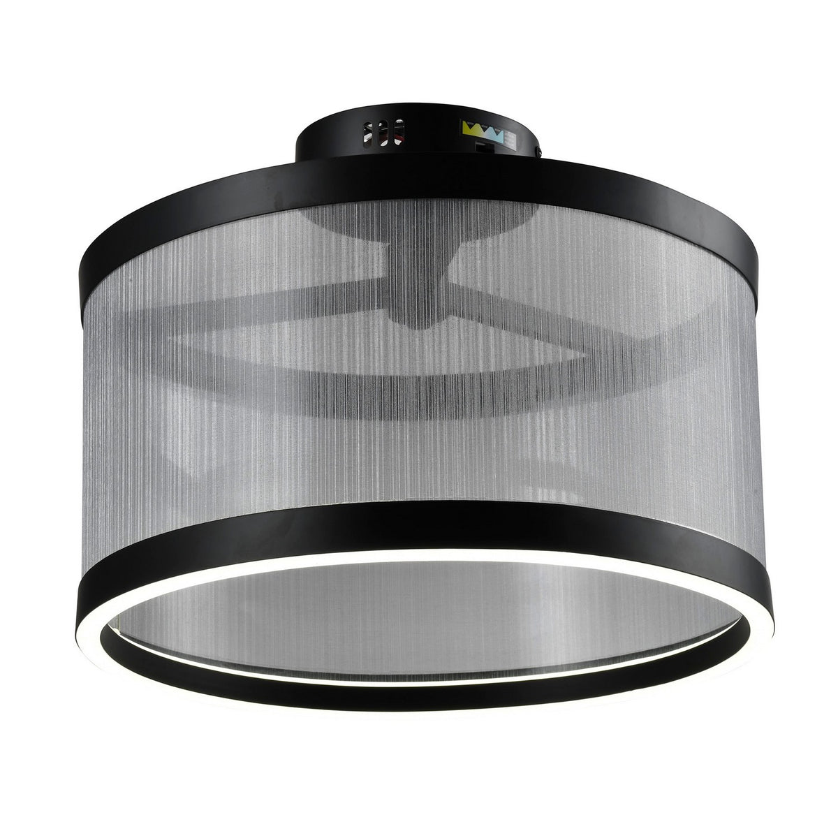 Artcraft - AC11893SL - LED Semi Flush Mount - Cora - Silver