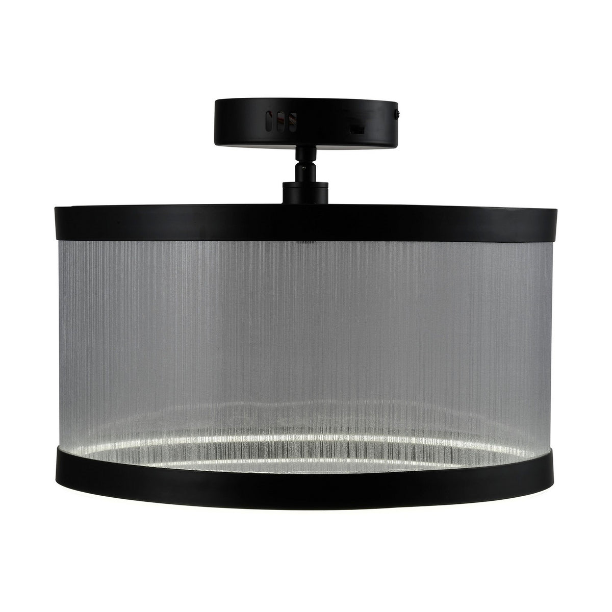 Artcraft - AC11893SL - LED Semi Flush Mount - Cora - Silver