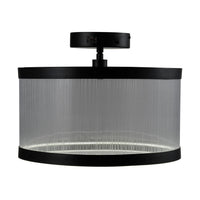 Artcraft - AC11893SL - LED Semi Flush Mount - Cora - Silver