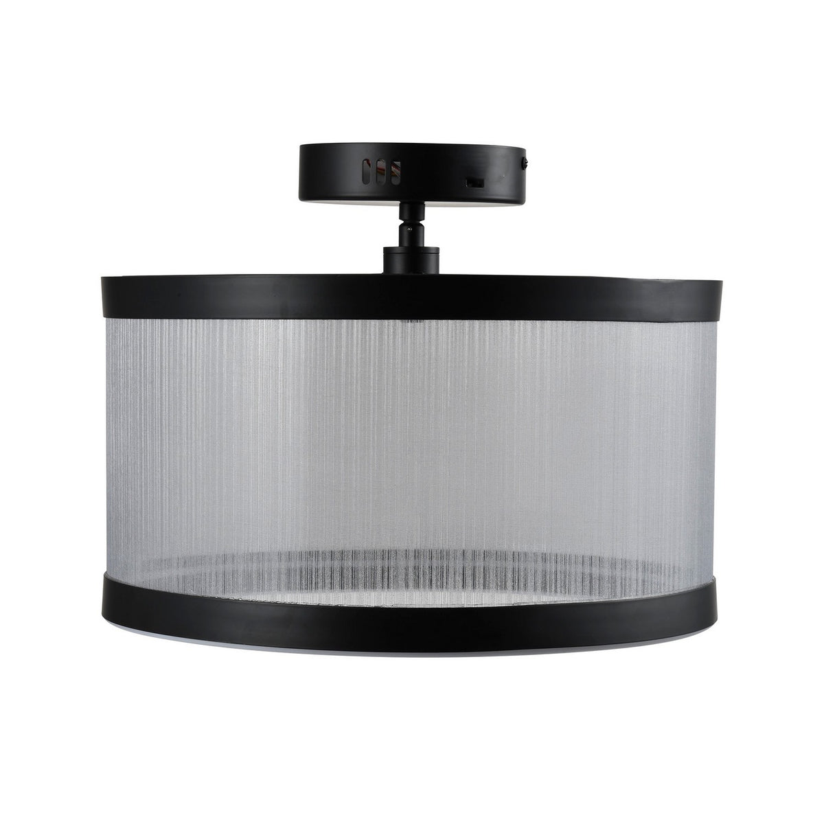 Artcraft - AC11893SL - LED Semi Flush Mount - Cora - Silver
