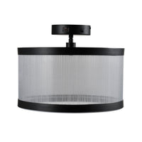 Artcraft - AC11893SL - LED Semi Flush Mount - Cora - Silver