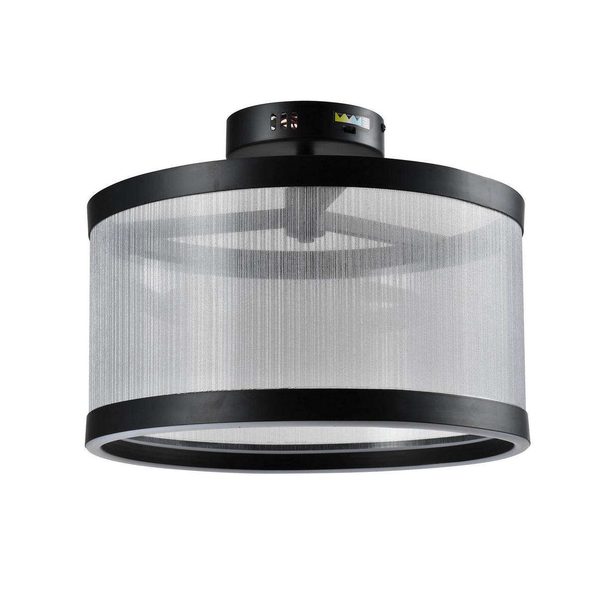 Artcraft - AC11893SL - LED Semi Flush Mount - Cora - Silver