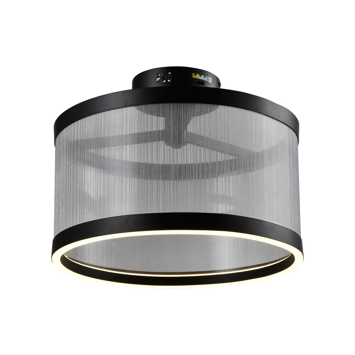 Artcraft - AC11893SL - LED Semi Flush Mount - Cora - Silver