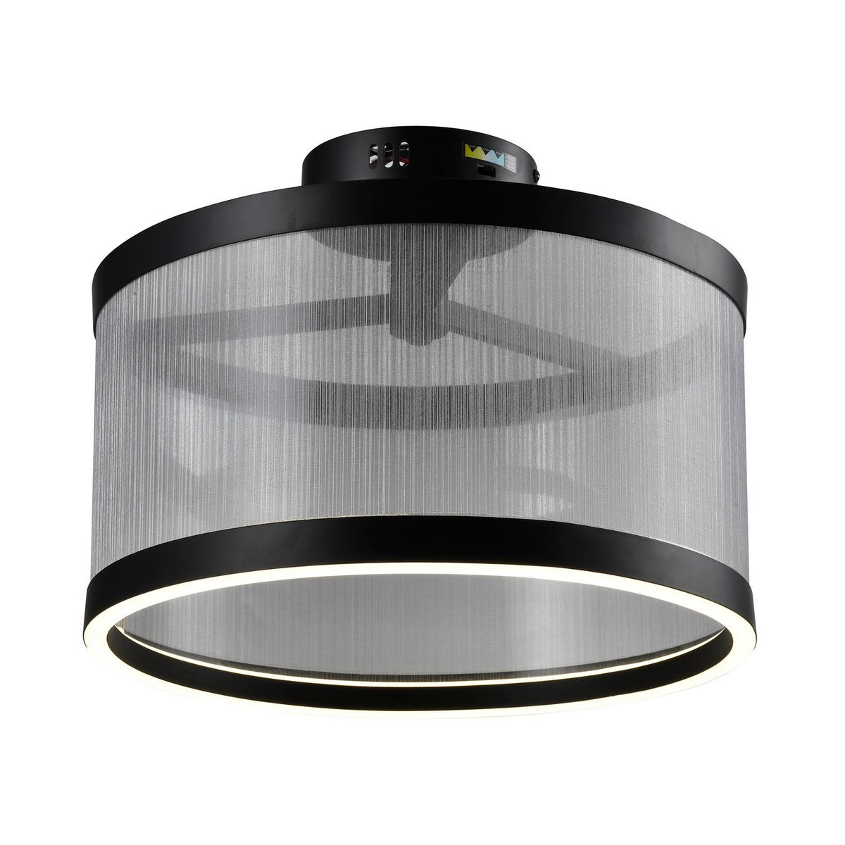 Artcraft - AC11893SL - LED Semi Flush Mount - Cora - Silver