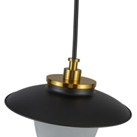 Artcraft - AC11905BB - One Light Pendant - Dahlia - Black
