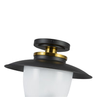 Artcraft - AC11905BB - One Light Pendant - Dahlia - Black