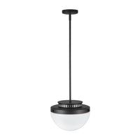 Artcraft - AC12010BK - One Light Pendant - Dahlia - Black