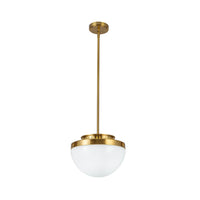 Artcraft - AC12010BR - One Light Pendant - Dahlia - Brushed Brass