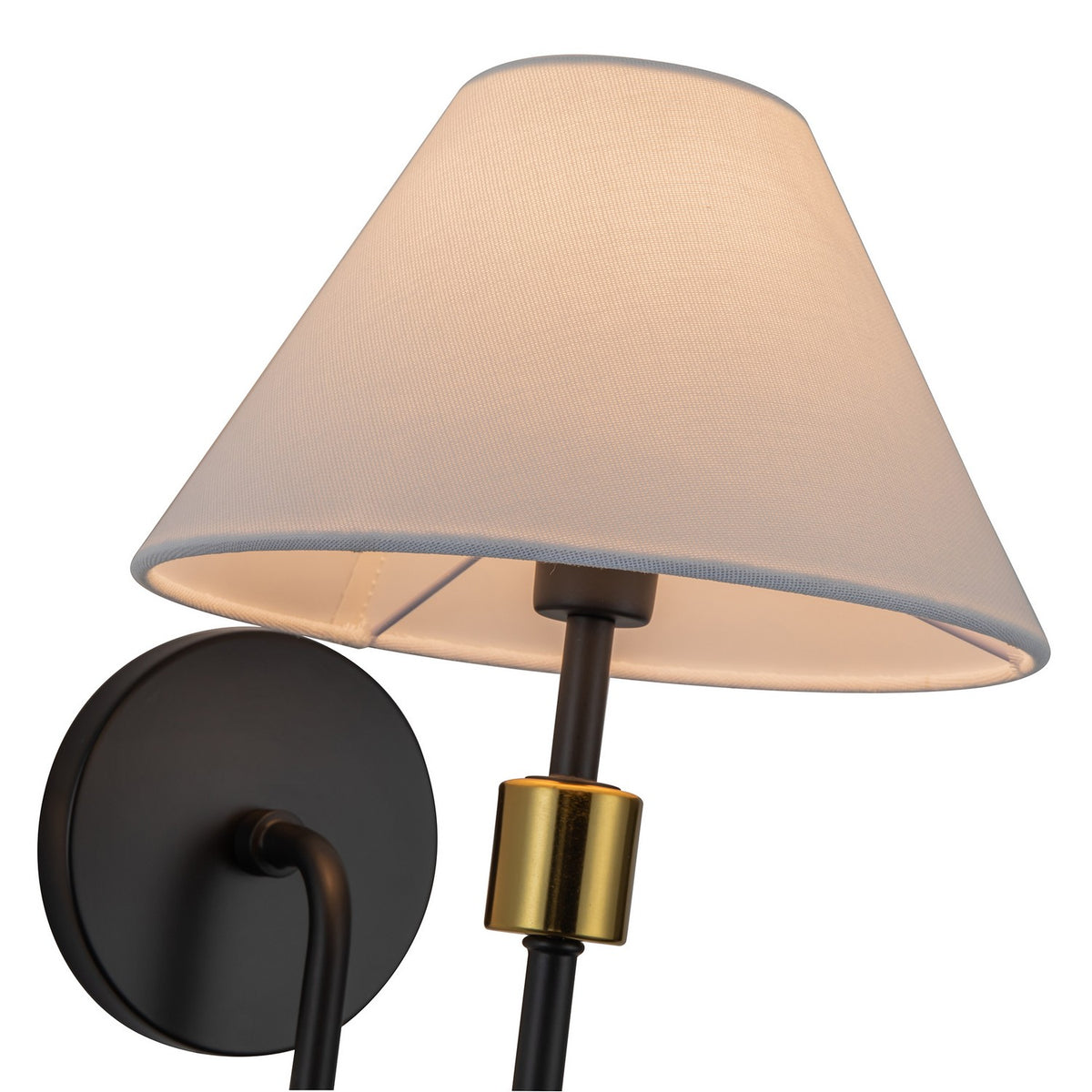 Artcraft - AC12031BB - One Light Wall Sconce - Providence - Black, Brushed Brass