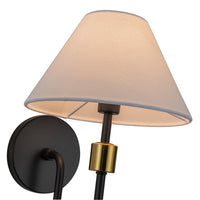 Artcraft - AC12031BB - One Light Wall Sconce - Providence - Black, Brushed Brass
