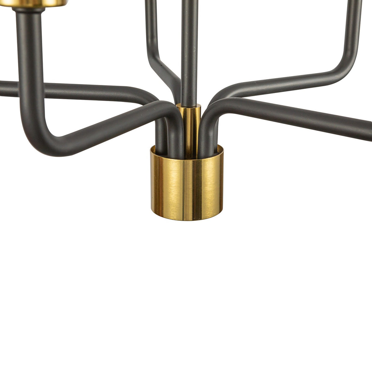 Artcraft - AC12035BB - Five Light Pendant - Providence - Black, Brushed Brass