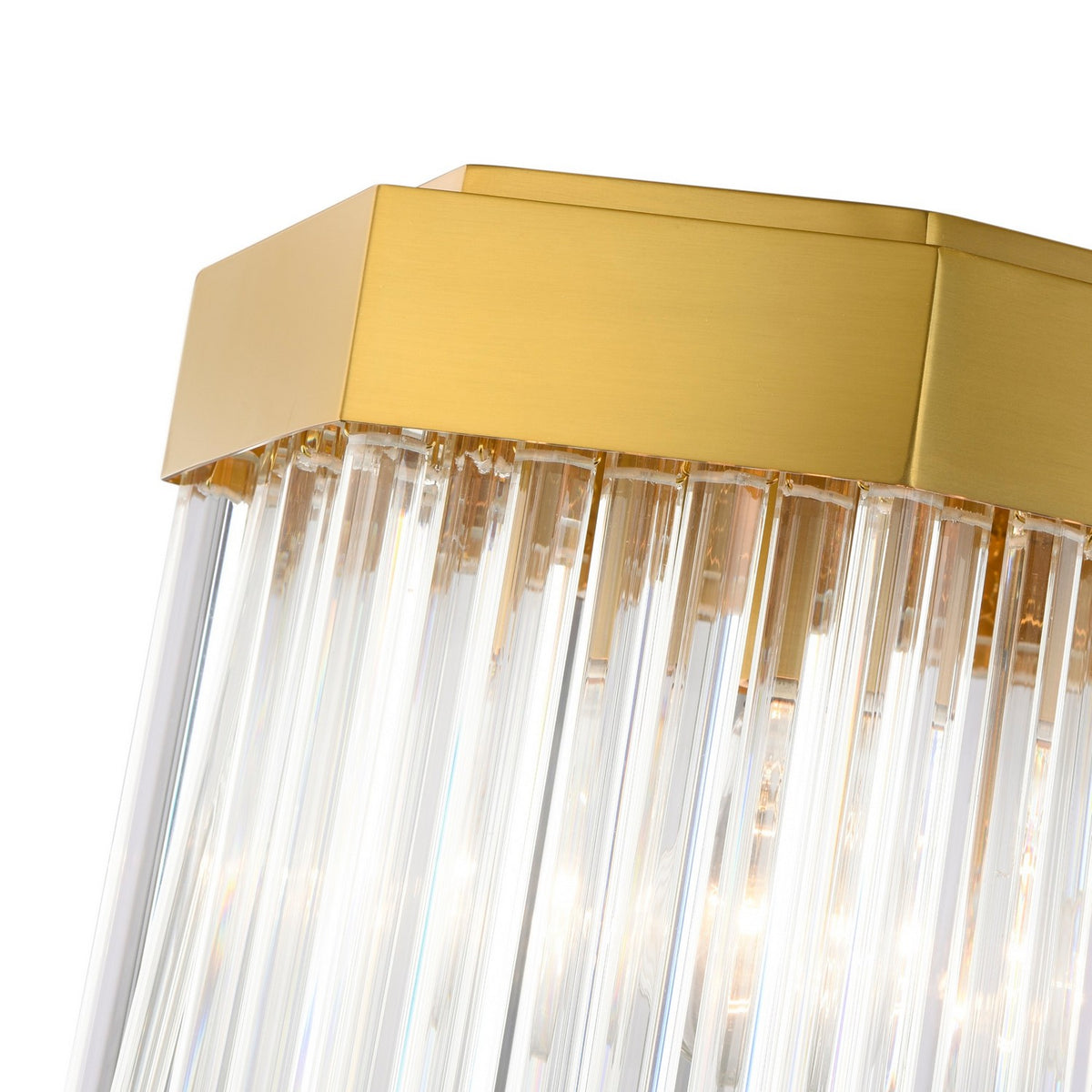 Artcraft - AC12064BR - Seven Light Island Pendant - Emma - Brushed Brass