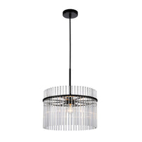 Artcraft - AC12081BK - One Light Semi Flush Mount - Ava - Black