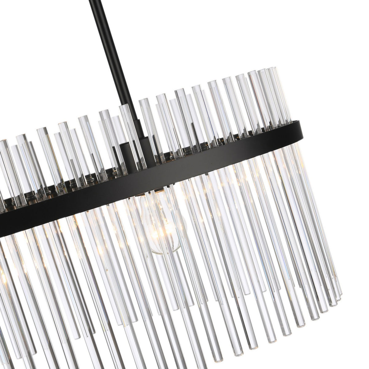Artcraft - AC12082BK - Two Light Chandelier - Ava - Black