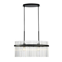 Artcraft - AC12082BK - Two Light Chandelier - Ava - Black