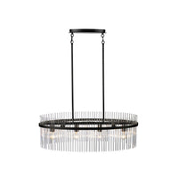 Artcraft - AC12084BK - Four Light Island Pendant - Ava - Black