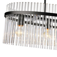 Artcraft - AC12084BK - Four Light Island Pendant - Ava - Black