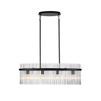 Artcraft - AC12084BK - Four Light Island Pendant - Ava - Black