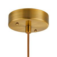 Artcraft - AC12111BR - One Light Pendant - Kate - Brushed Brass