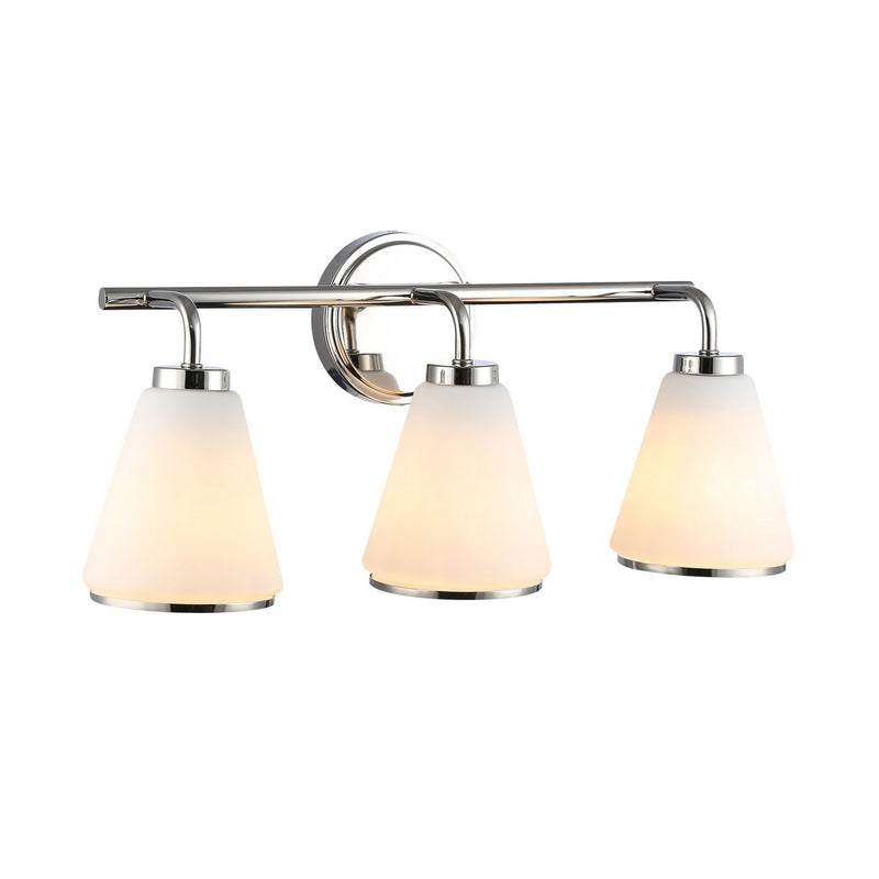 Artcraft - AC12123PN - Three Light Bathroom Vanity - Zoey - Polished Nickel