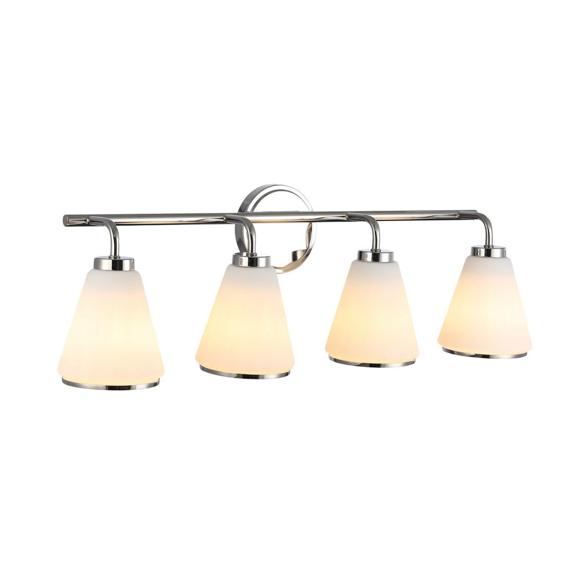 Artcraft - AC12124PN - Four Light Bathroom Vanity - Zoey - Polished Nickel