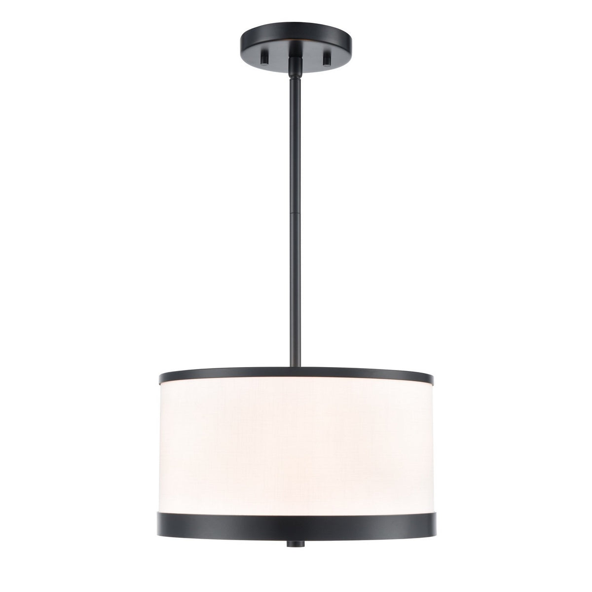Artcraft - AC12161BK - Three Light Pendant - High Street - Black