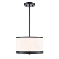 Artcraft - AC12161BK - Three Light Pendant - High Street - Black