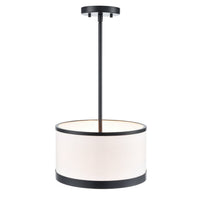 Artcraft - AC12161BK - Three Light Pendant - High Street - Black