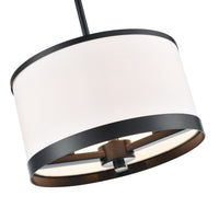 Artcraft - AC12161BK - Three Light Pendant - High Street - Black