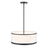 Artcraft - AC12162BK - Four Light Chandelier - High Street - Black