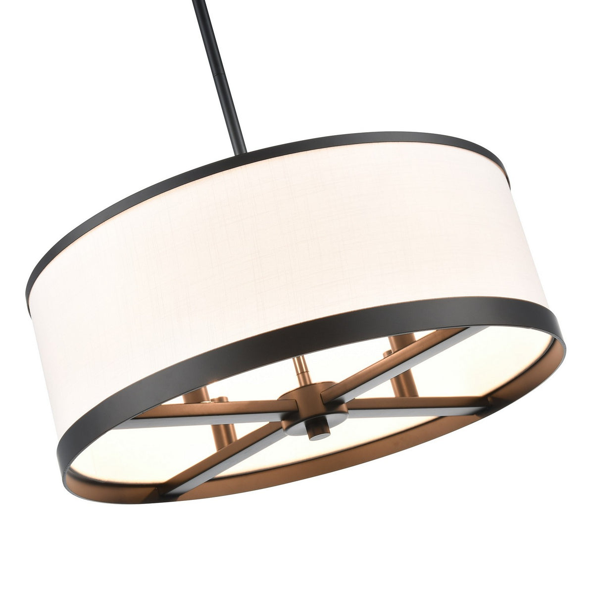 Artcraft - AC12162BK - Four Light Chandelier - High Street - Black