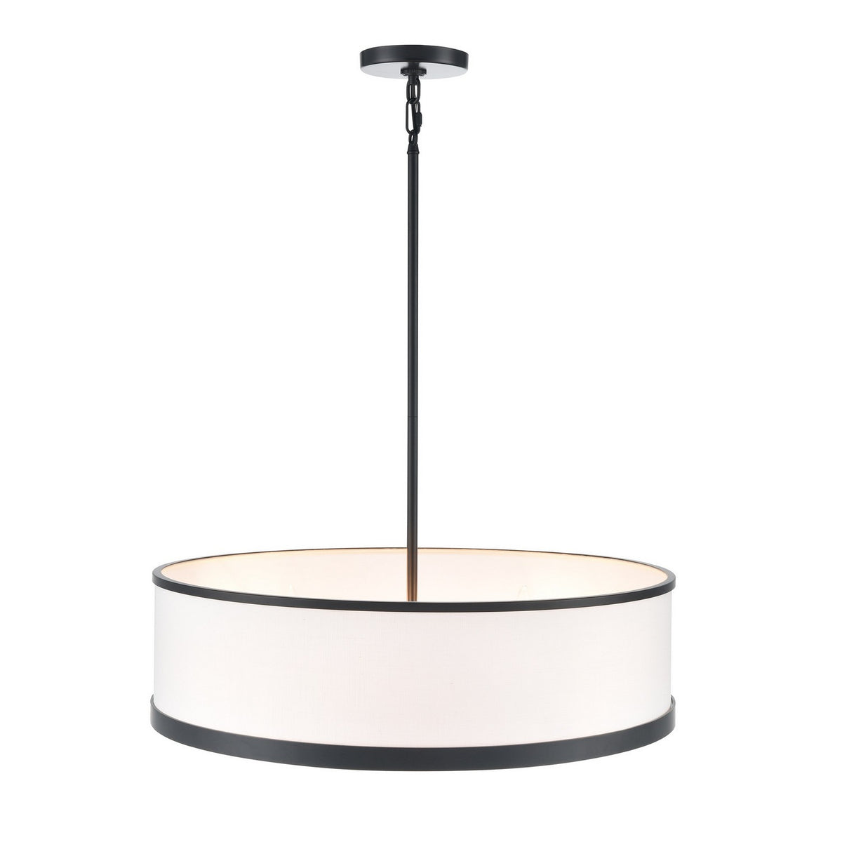 Artcraft - AC12163BK - Four Light Chandelier - High Street - Black