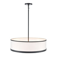 Artcraft - AC12163BK - Four Light Chandelier - High Street - Black