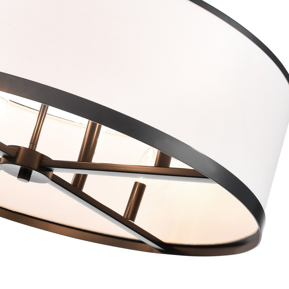 Artcraft - AC12165BK - Eight Light Island Pendant - High Street - Black